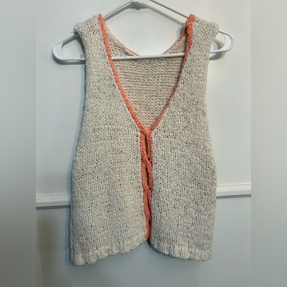 NWT Free People SICILY SHELL SWEATER TANK Reversible - Picture 4 of 4